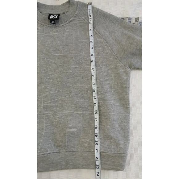 Ivy Park Quilted Gray Crewneck Sweatshirt Size Medium - Picture 5 of 7